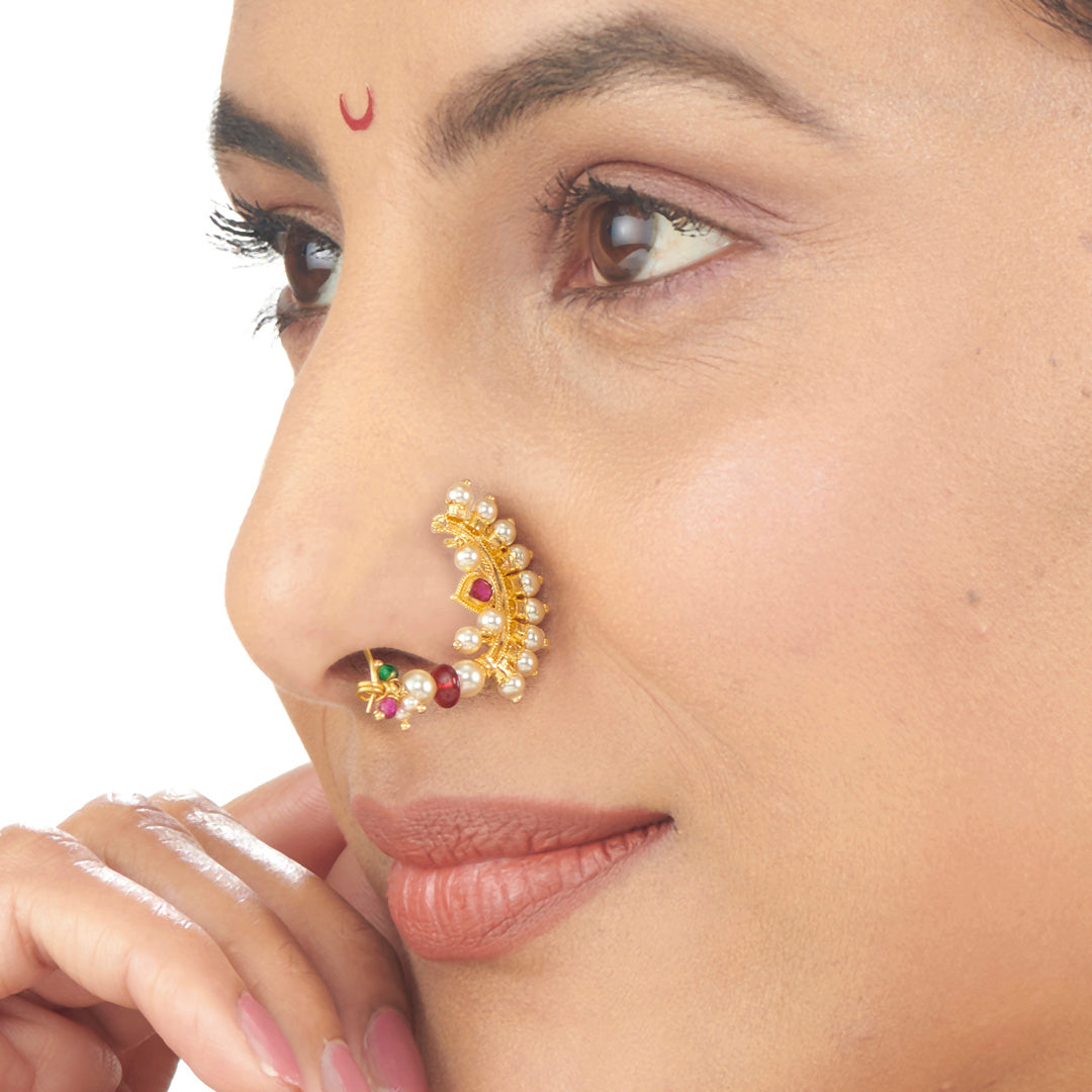 Sanskruti Gold Nath for Women