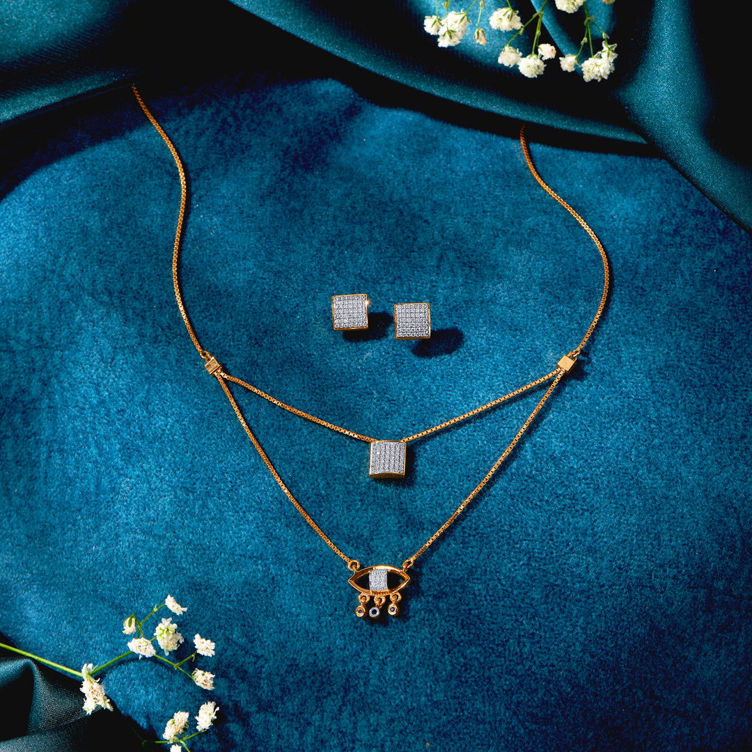 Guardian Glow Yellow Gold Necklace For Women