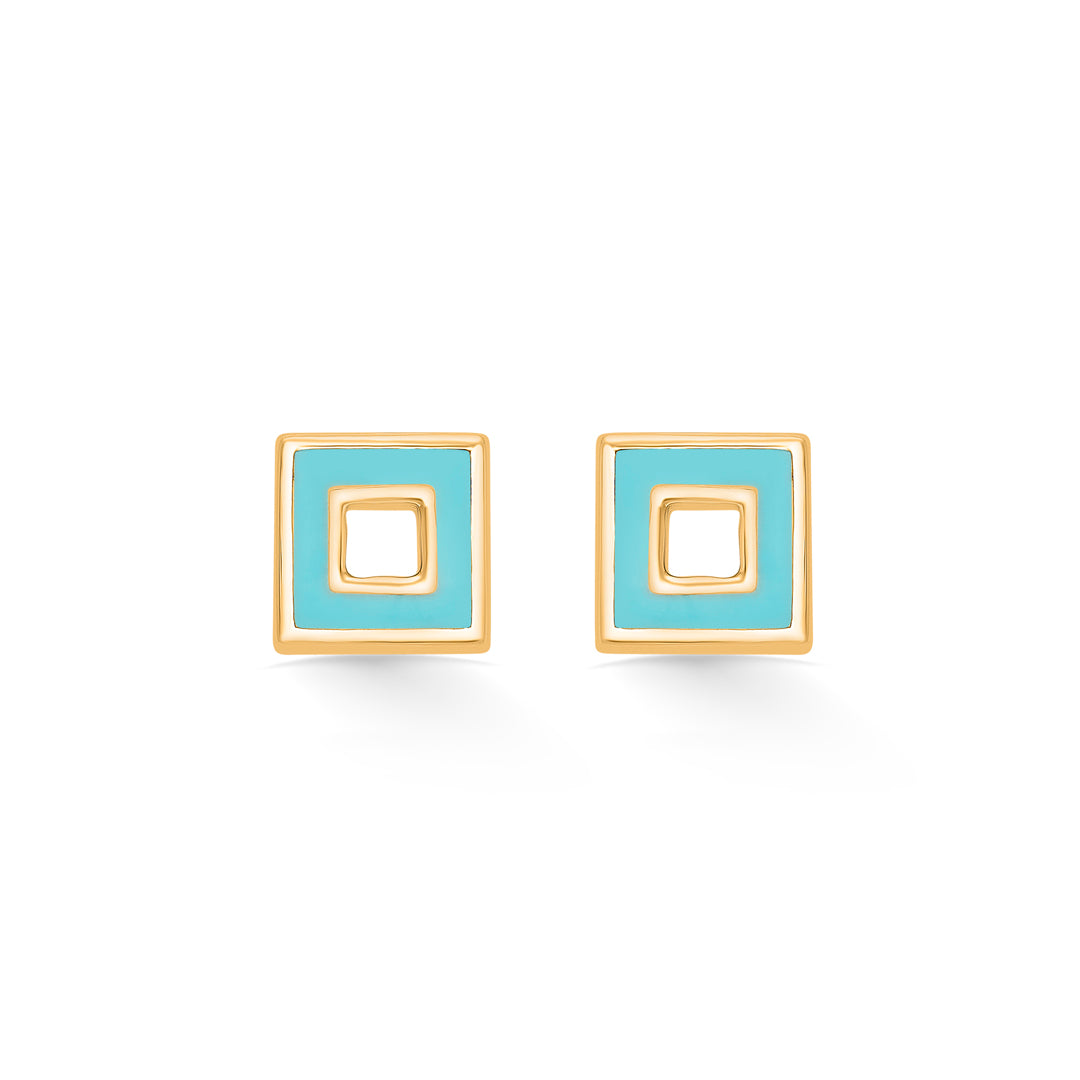 Horizon Frames Yellow Gold Necklace For Women
