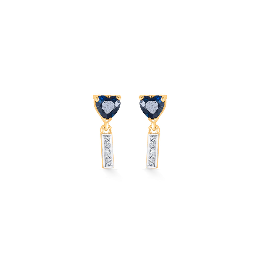 Omnis Heart Charm Yellow Gold Necklace For Women