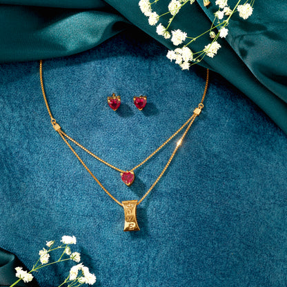 Lovenza Duo Gold Necklace
