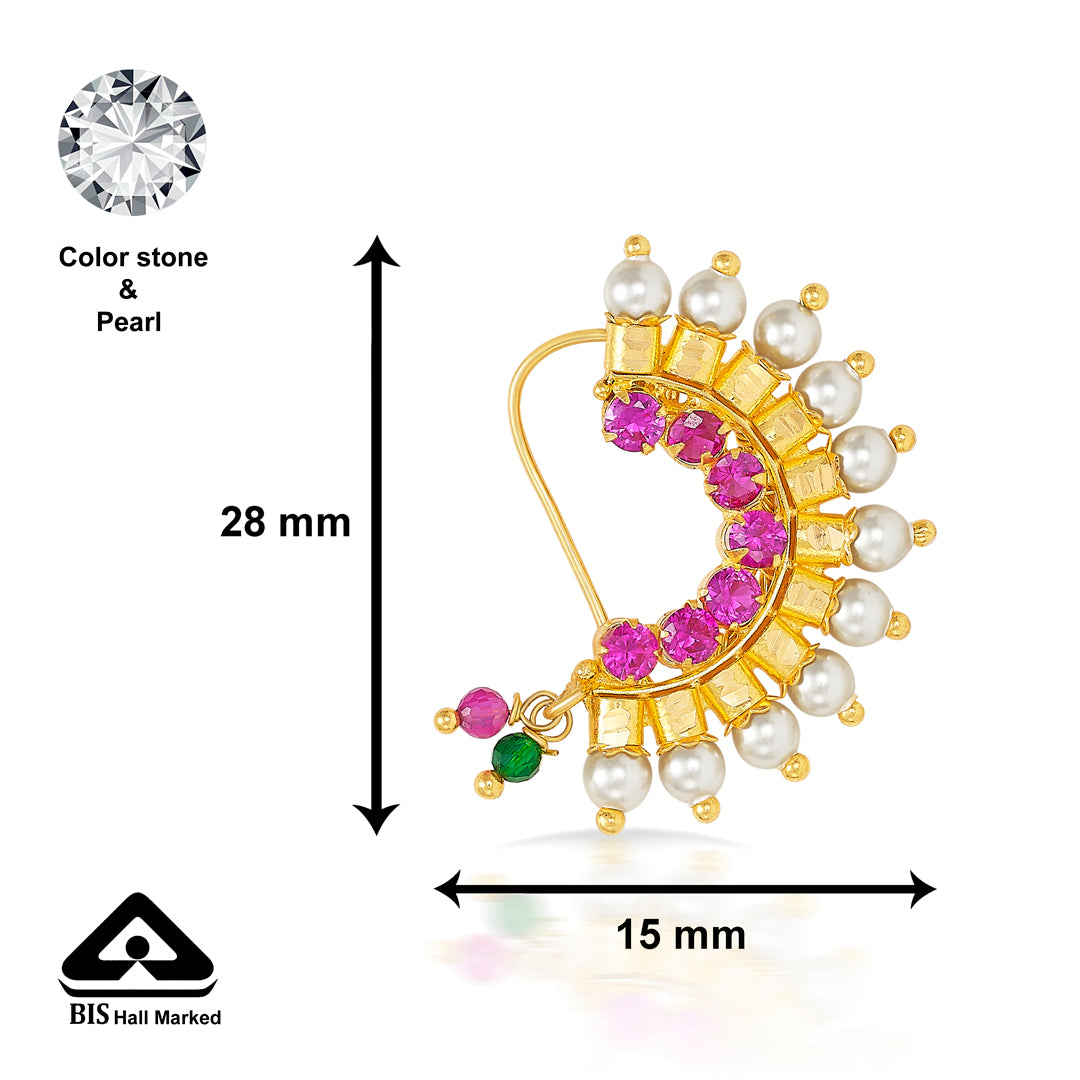 peshwai pearl gold nath