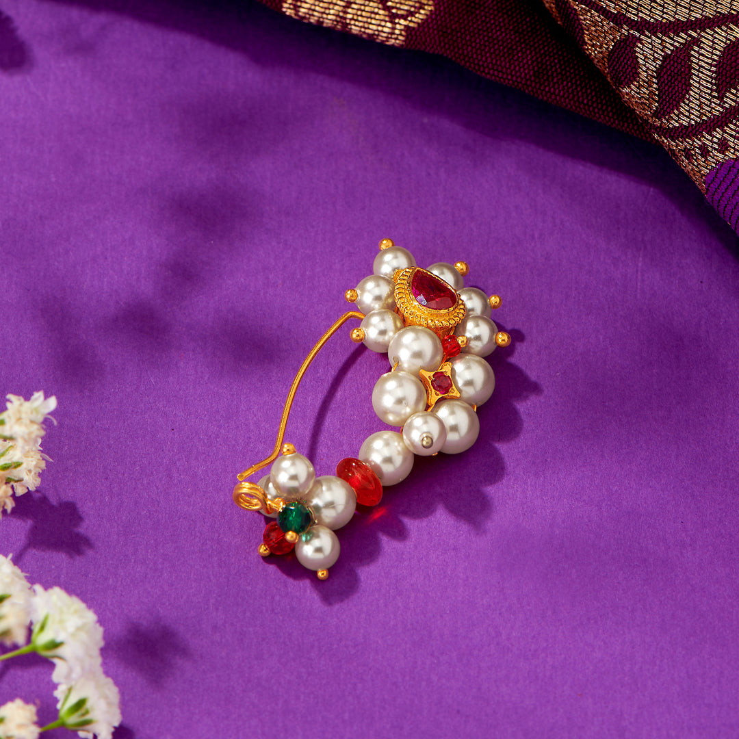 Moti Gold Nath For Women