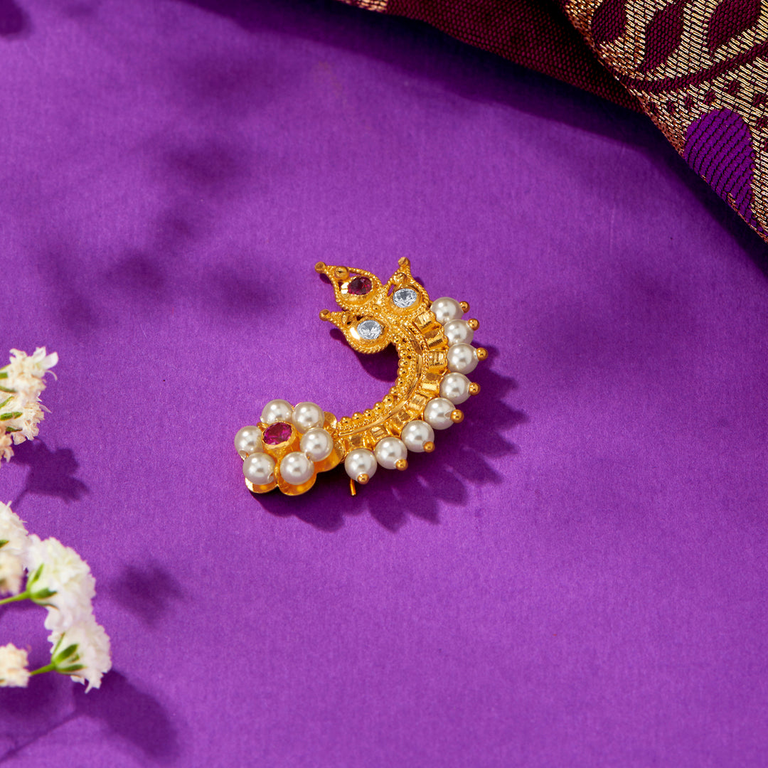Kashibai Gold Nath For Women