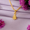 Ganesha Yellow Gold Religious Unisex Pendant