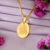 Vaishno Devi Yellow Gold Religious Unisex Pendant