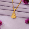 Laxmi Yellow Gold Religious Unisex Pendant