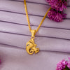 Ekdantay Ganesha Yellow Gold Religious Unisex Pendant