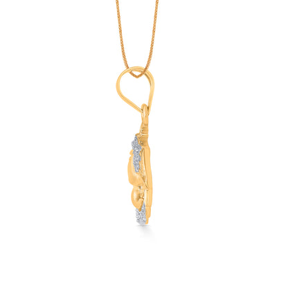 Mangalmurta Ganesha Yellow Gold Religious Unisex Pendant