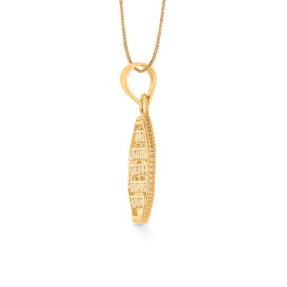 Swarajya Rajmudra Yellow Gold Classic Pendant For Women