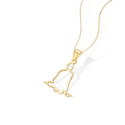 Swami Smarth Yellow Gold Religious Unisex Pendant