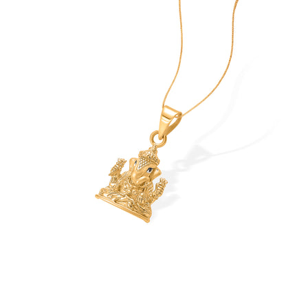 DagaduSeth Yellow Gold Religious Unisex Pendant
