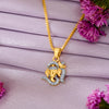Omkar Ganesha Yellow Gold Religious Unisex Pendant