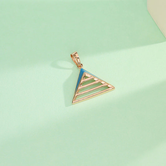 Ocean Edge Gold Pendant for Her