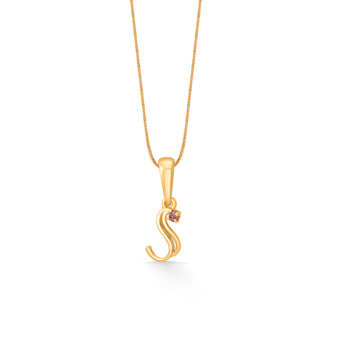 s spark gold pendant