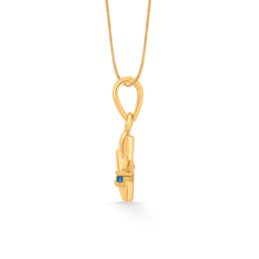 k essence gold pendant