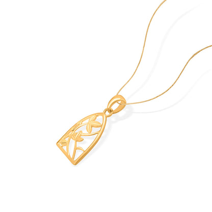 Nature’s Gate Gold Pendant