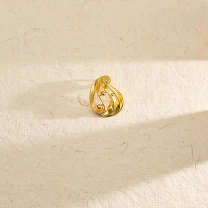 Twirl of Light Classic Gold Pendant