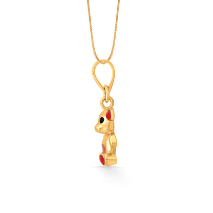 Teddy Treasure Gold Pendant