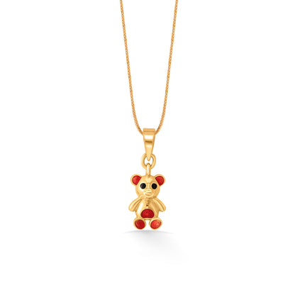 Teddy Treasure Gold Pendant