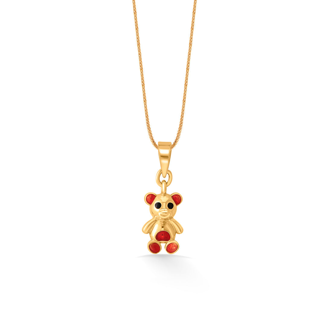 teddy treasure gold pendant
