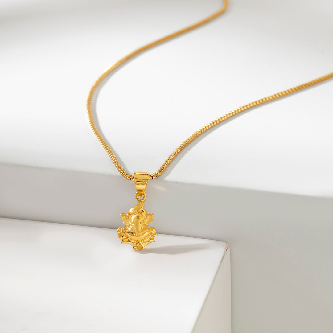 Ganesh Vaibhav Religious Gold Pendant