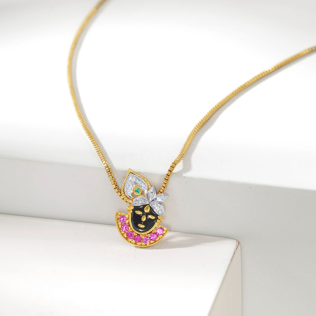 Kanhaiya Religious Gold Pendant