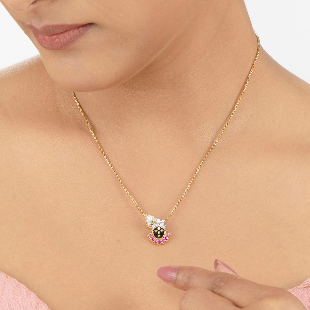 Kanhaiya Religious Gold Pendant