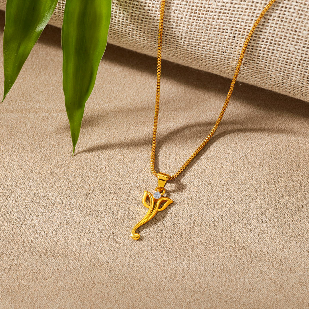 Ganaraj Religious Gold Pendant