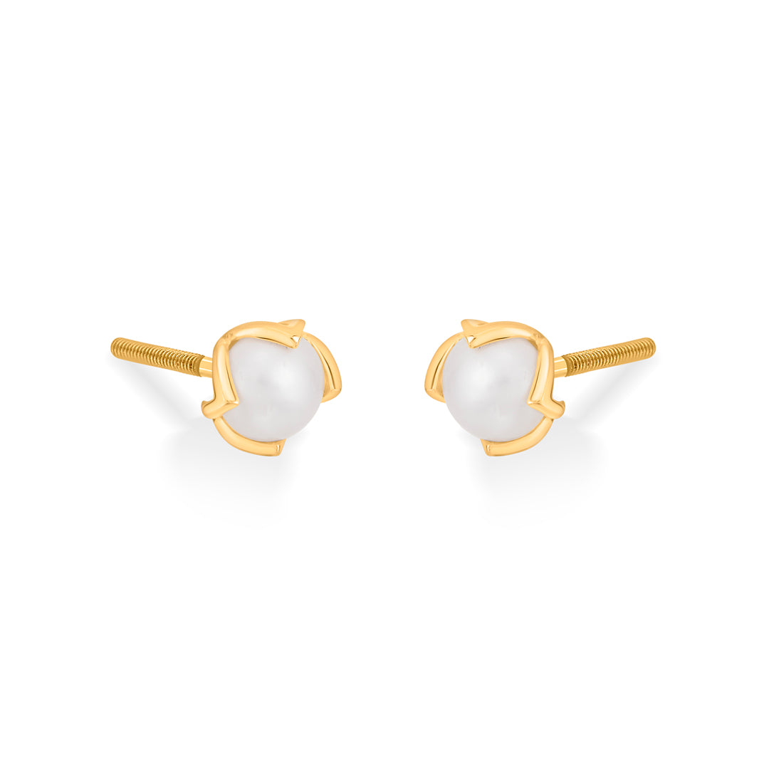 sun-kissed pearl gold pendant set