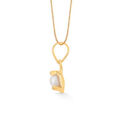 Pearl Bloom Gold Pendant Set