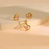 Heart Roselle Gold Pendant Set