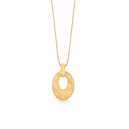 Filigree Grace Gold Pendant Set