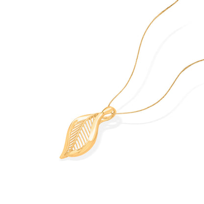 Forest Flame Gold Pendant Set