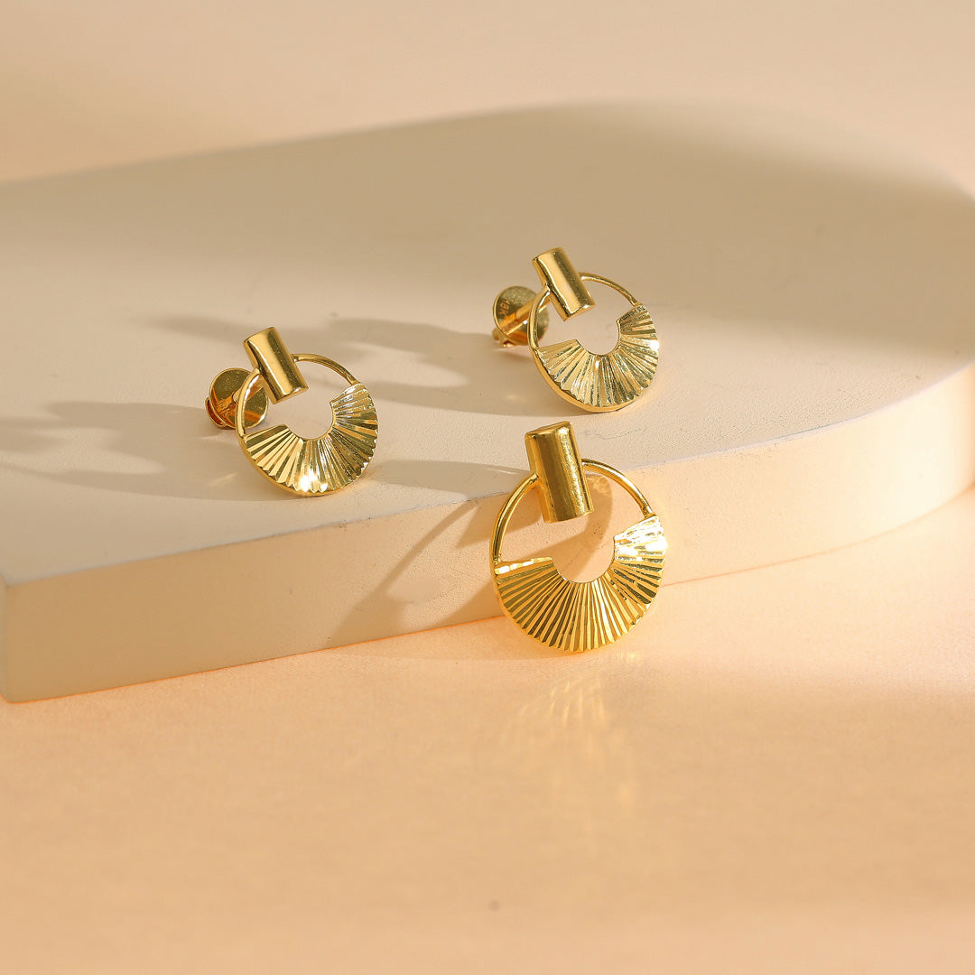 classic rimlux  gold pendant set