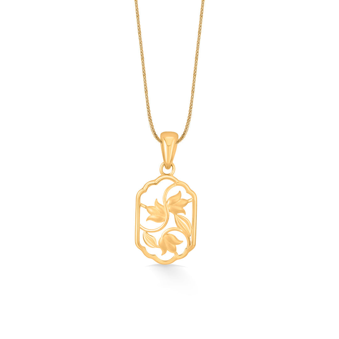 golden canopy gold pendant set