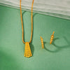 Sunray Tassel Gold Pendant Set