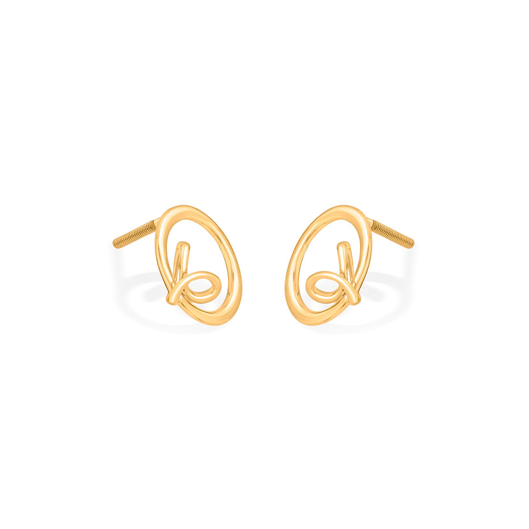 golden knot gold pendant set