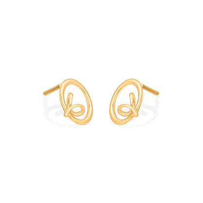 Golden Knot Gold Pendant Set