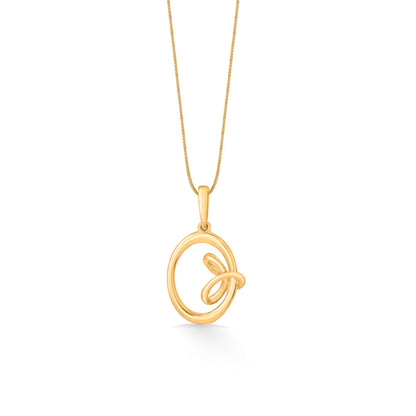 Golden Knot Gold Pendant Set