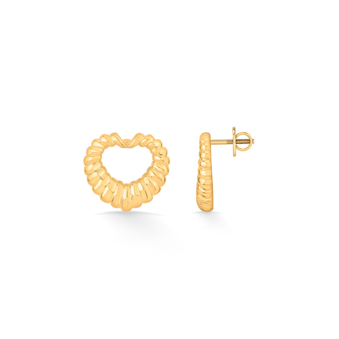 heartlume romance gold pendant set