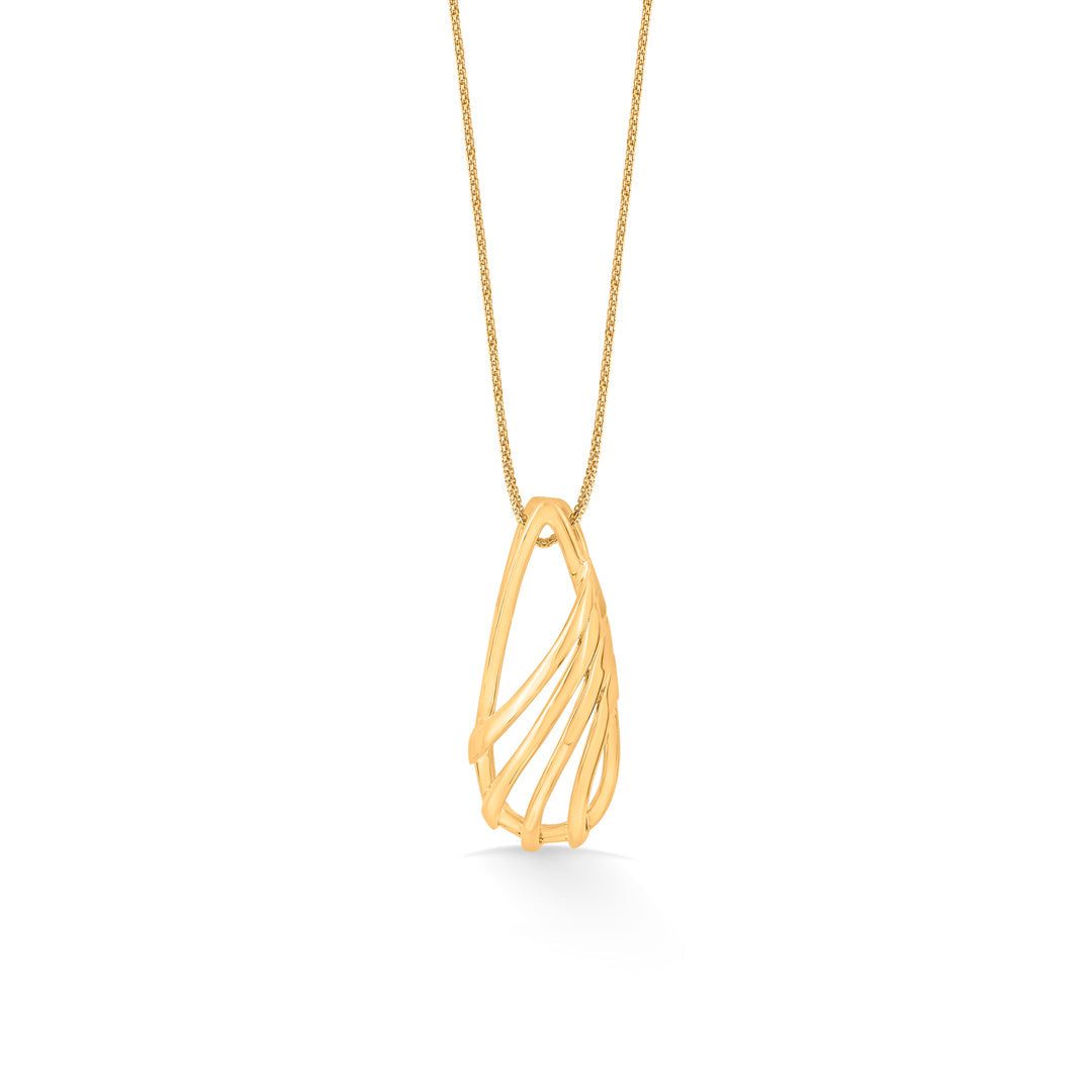lightfall gold pendant set