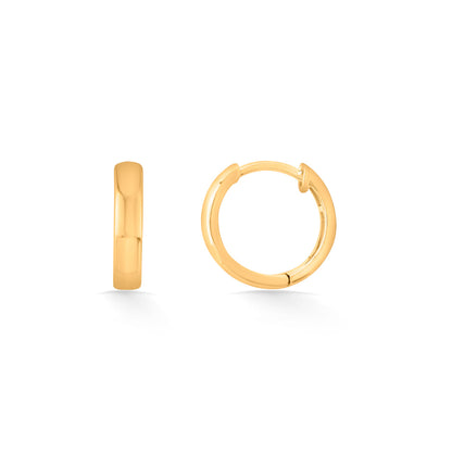 Majestic Arc Hoop & Huggie Gold Earring