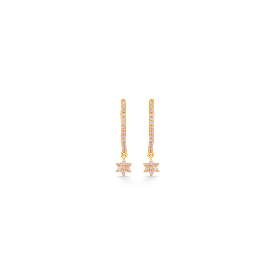 starlit spark hoop & huggie gold earring
