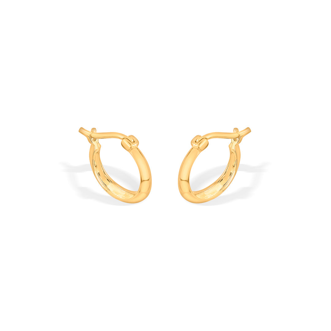 orlisse charm hoops & huggies gold earring