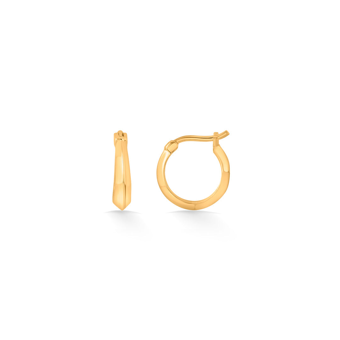 orlisse charm hoops & huggies gold earring