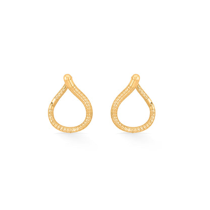 River Loop Hoop & Huggie Gold Earring
