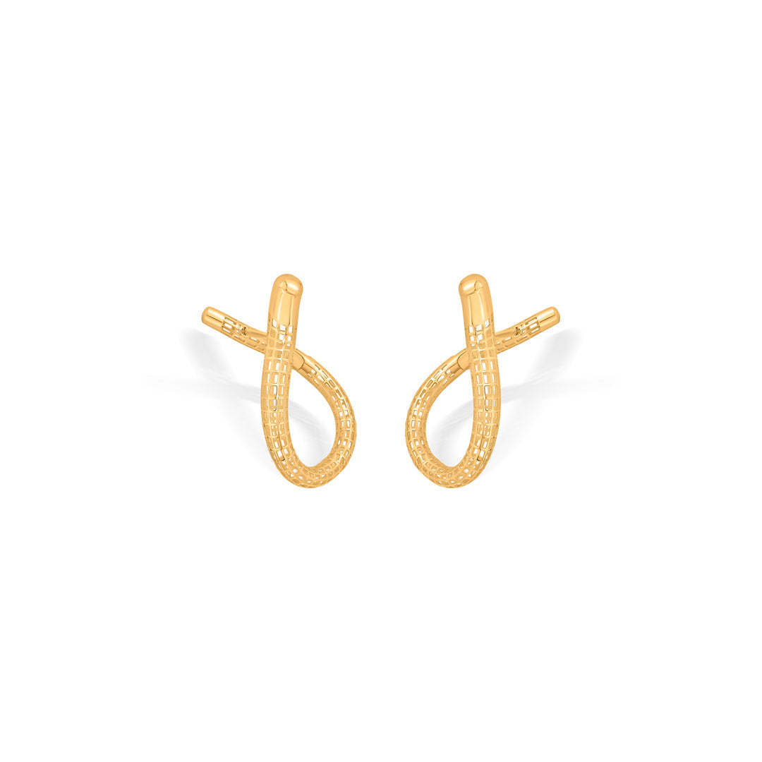 river loop hoop & huggie gold earring