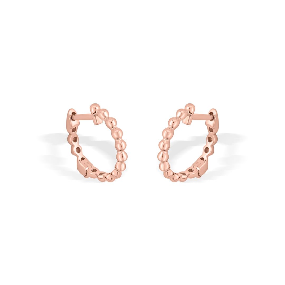textura glow hoop & huggie gold earring