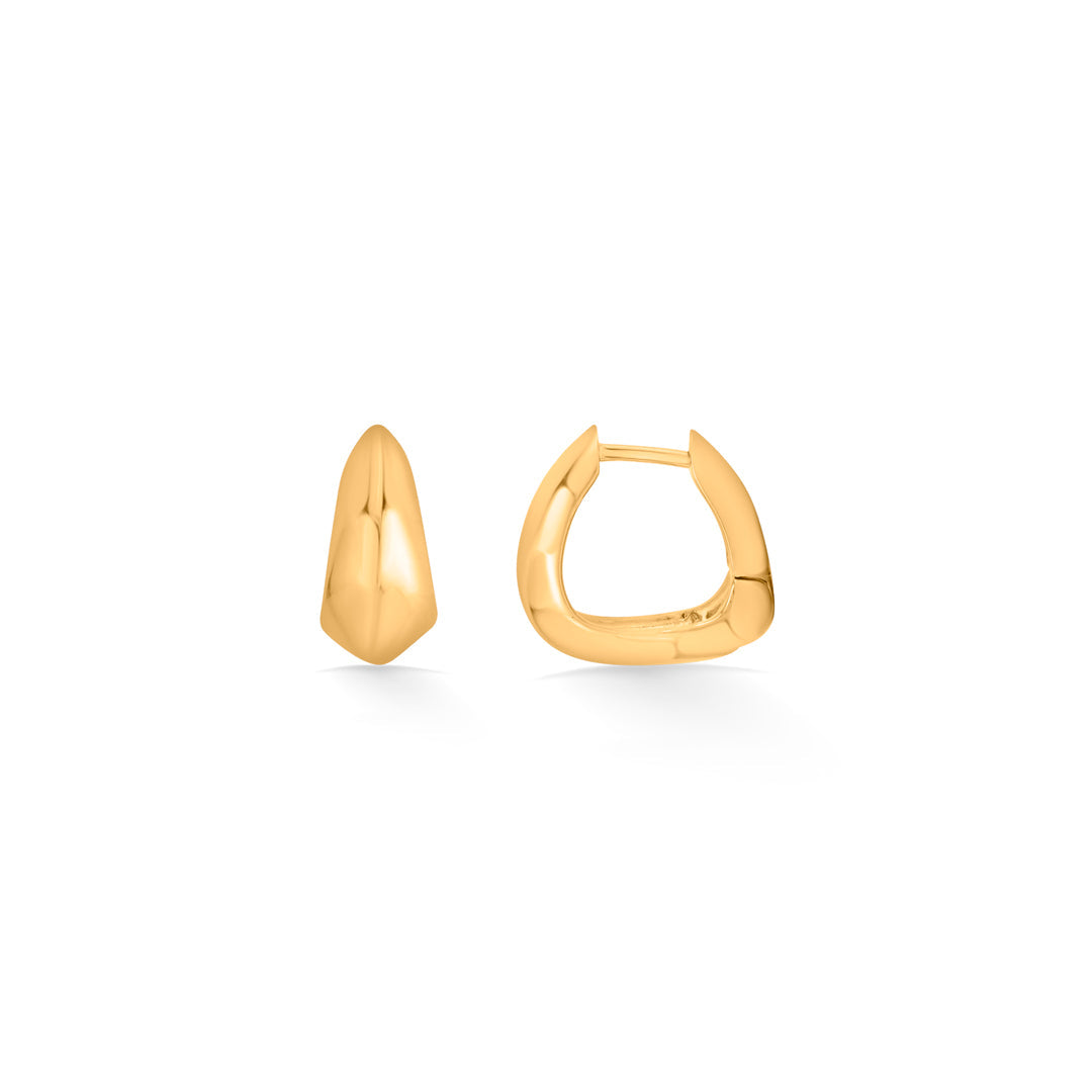 cirvara loop hoops & huggies gold earring
